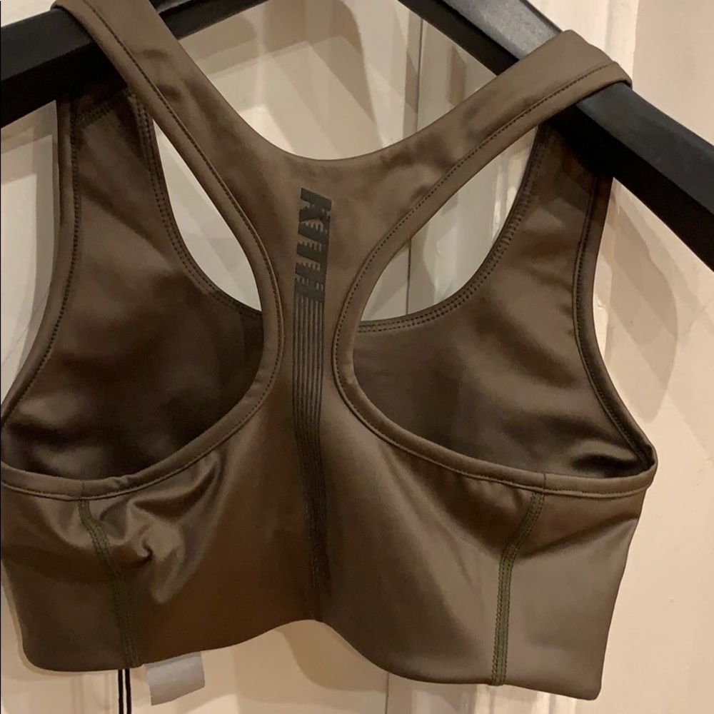 Olive color sports bra - Picture 2 of 5